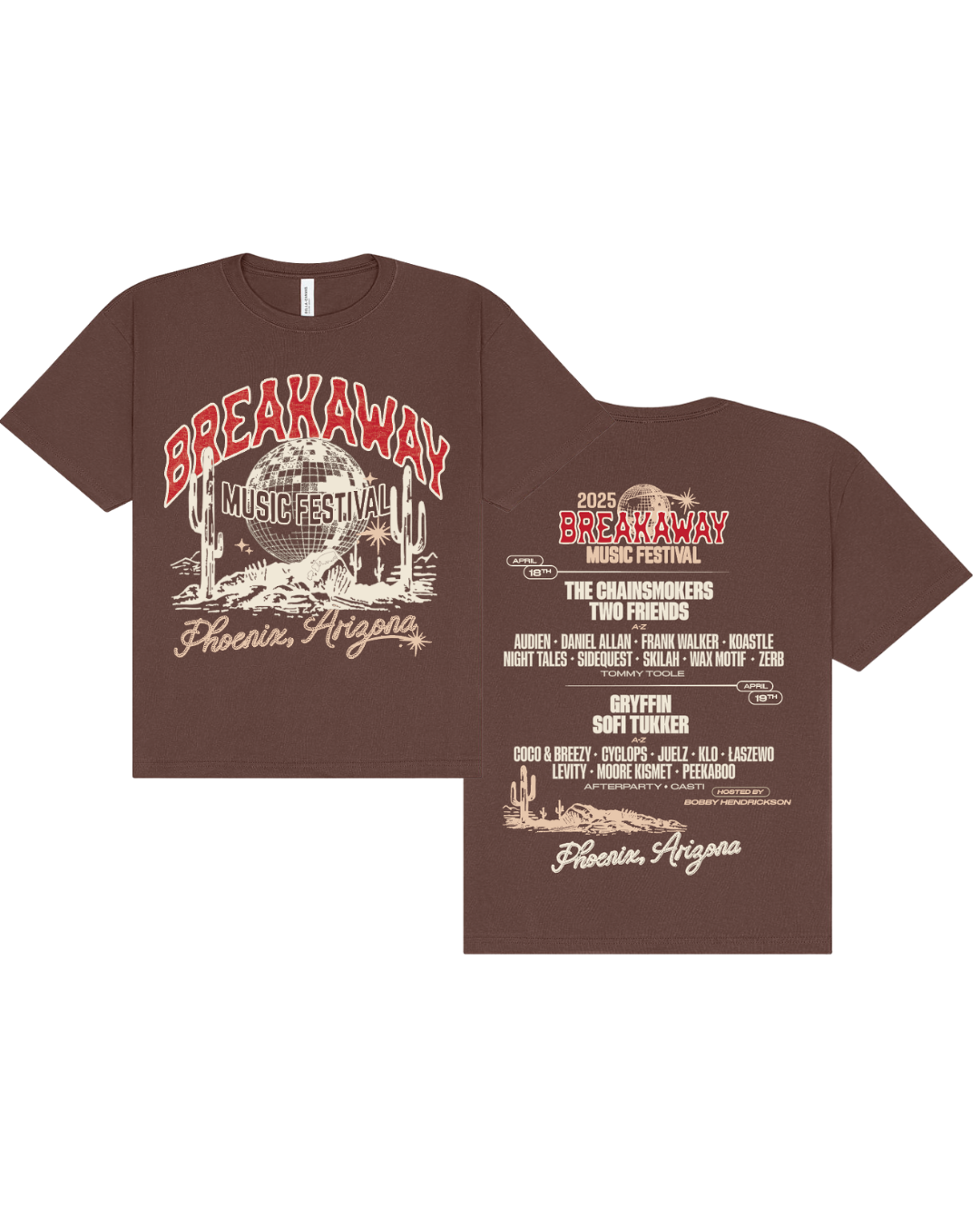 Arizona Lineup Tee - Brown