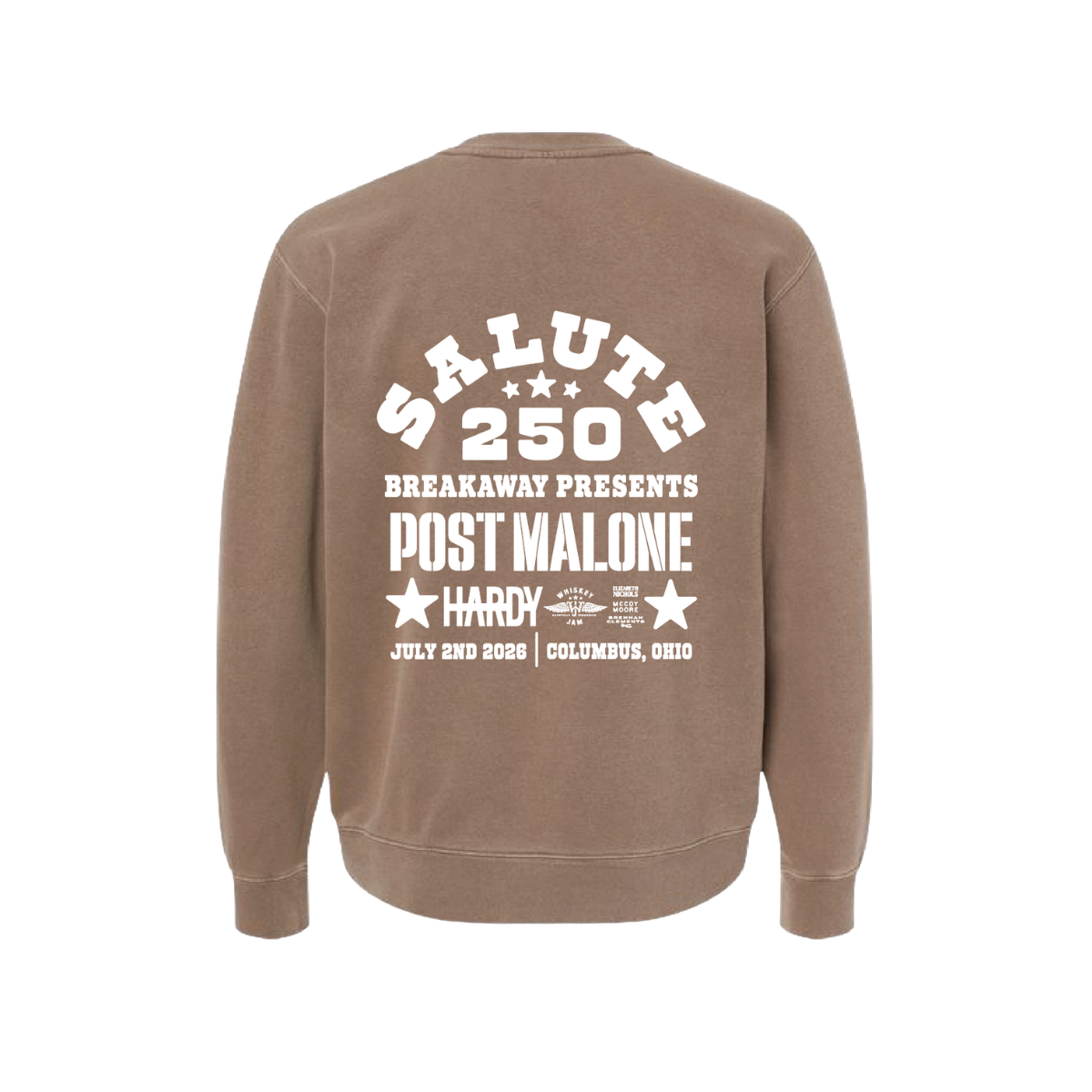 Salute 250 - Brown Crewneck
