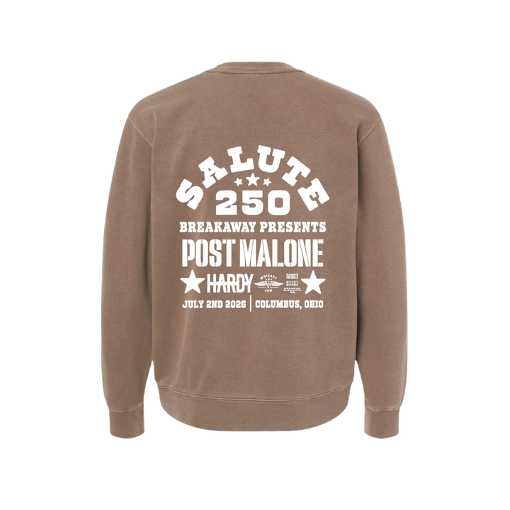Salute 250 - Brown Crewneck