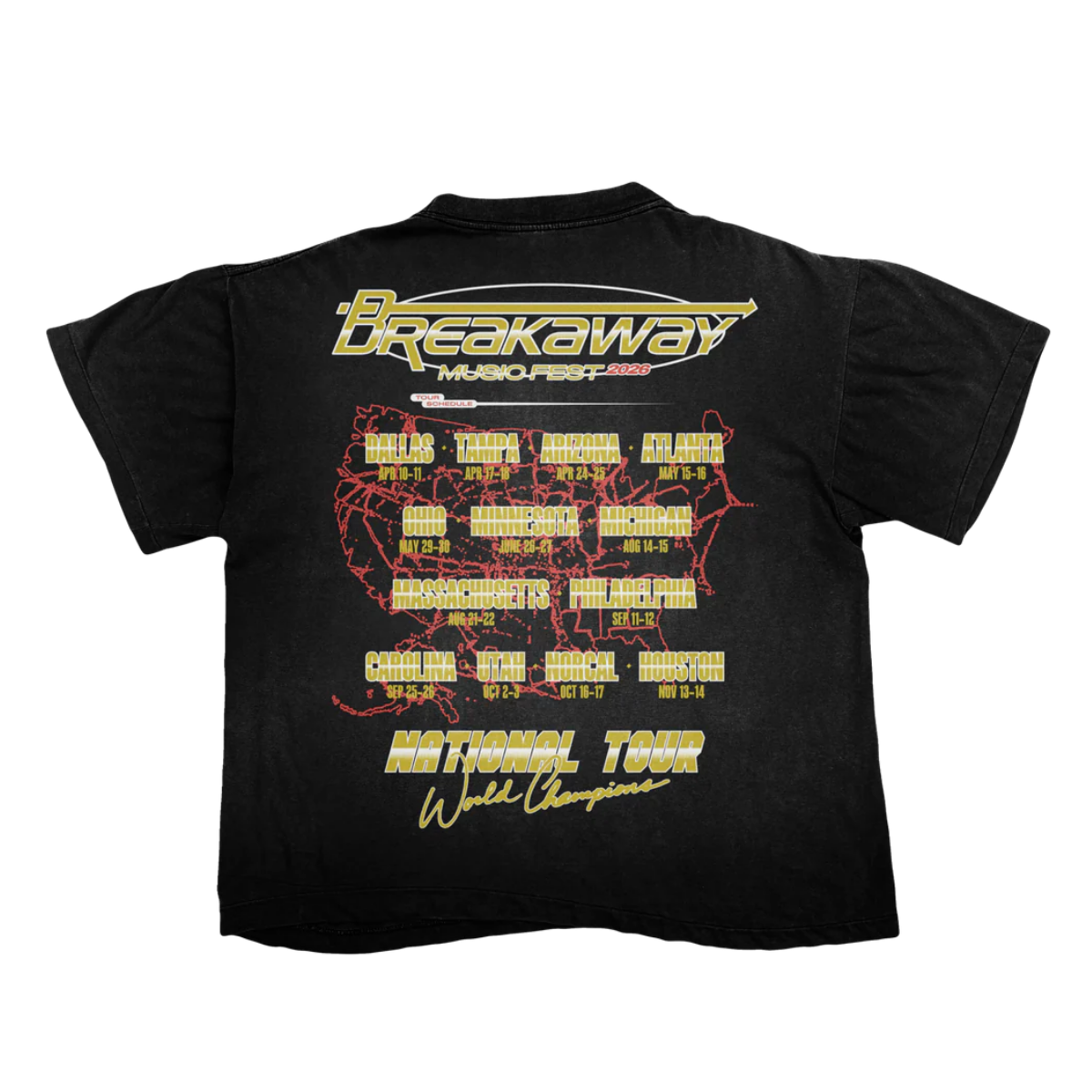 2026 Breakaway Festival Tour Tee