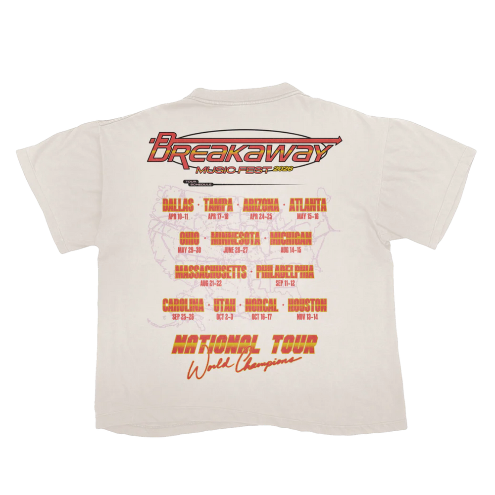 2026 Breakaway Festival Tour Tee