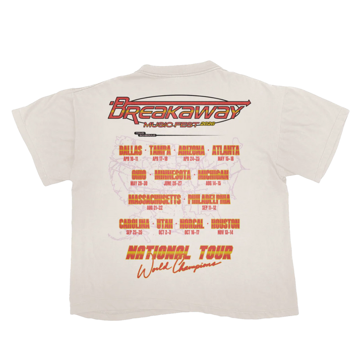 2026 Breakaway Festival Tour Tee