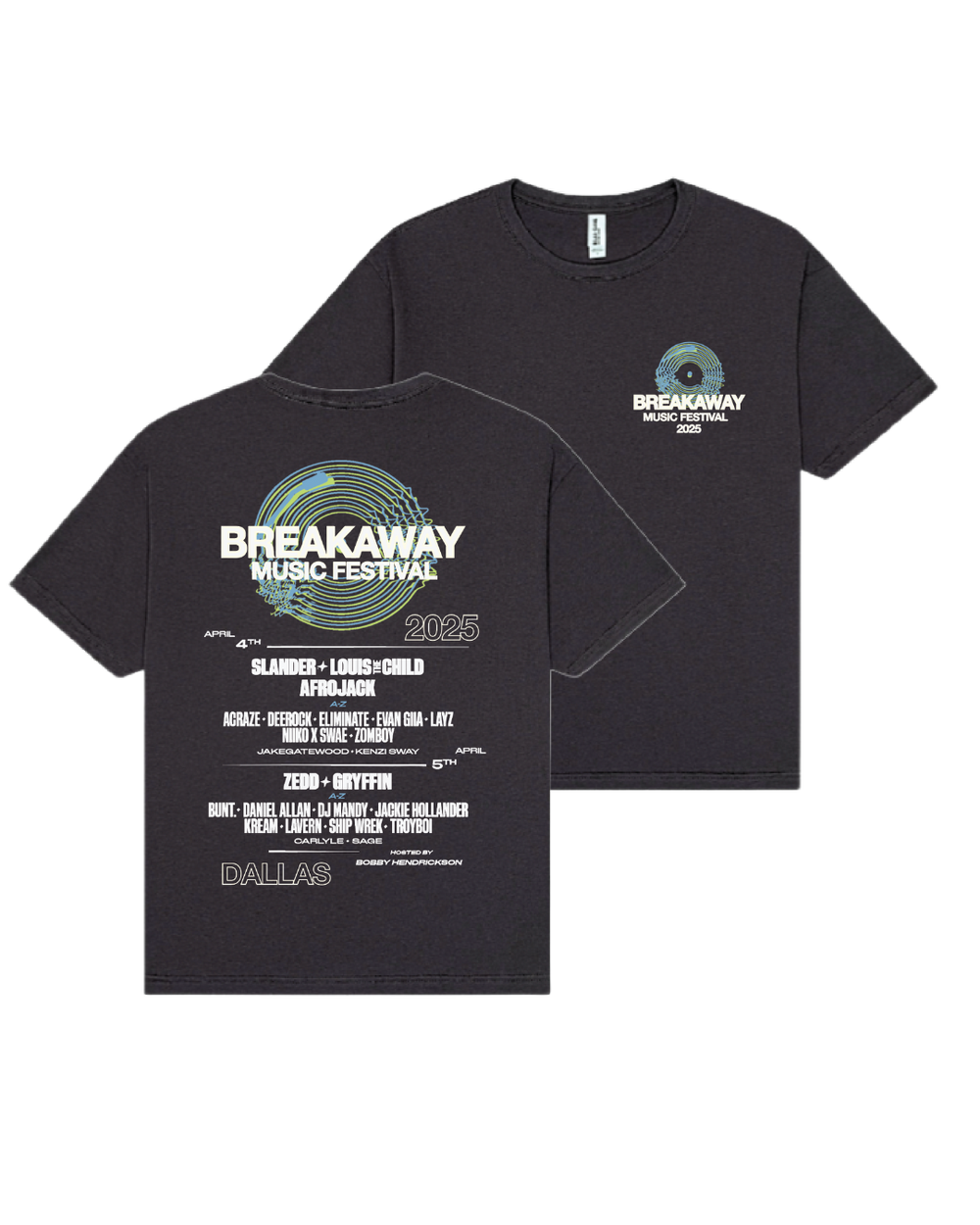 Dallas 2025 Lineup Tee – Ships in 2 Weeks