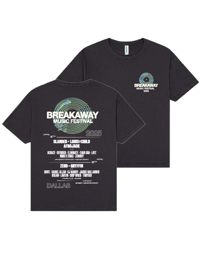 Dallas 2025 Lineup Tee – Ships in 2 Weeks