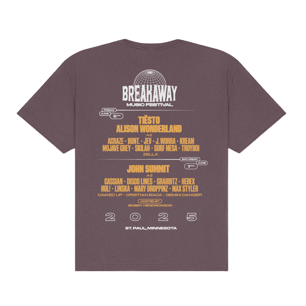 Minnesota 2025 Lineup Tee - Purple