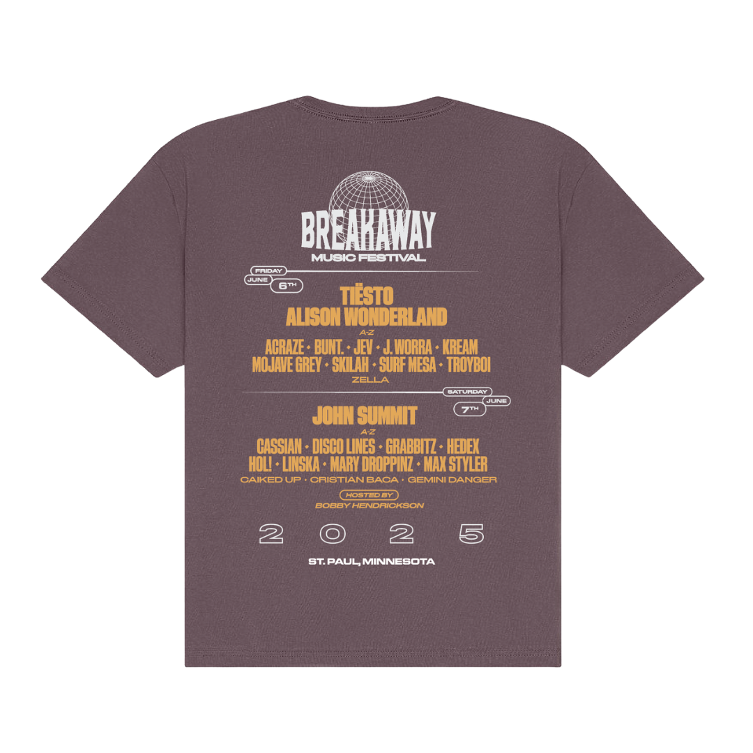 Minnesota 2025 Lineup Tee - Purple