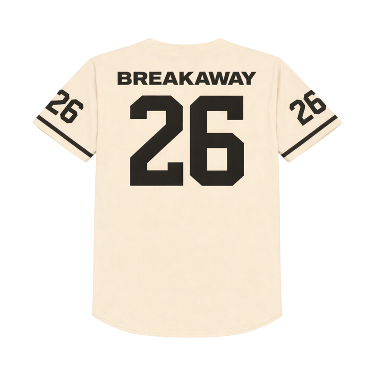 Breakaway Cream Baseball Jersey