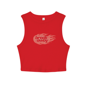 Red Rhinestone Tank