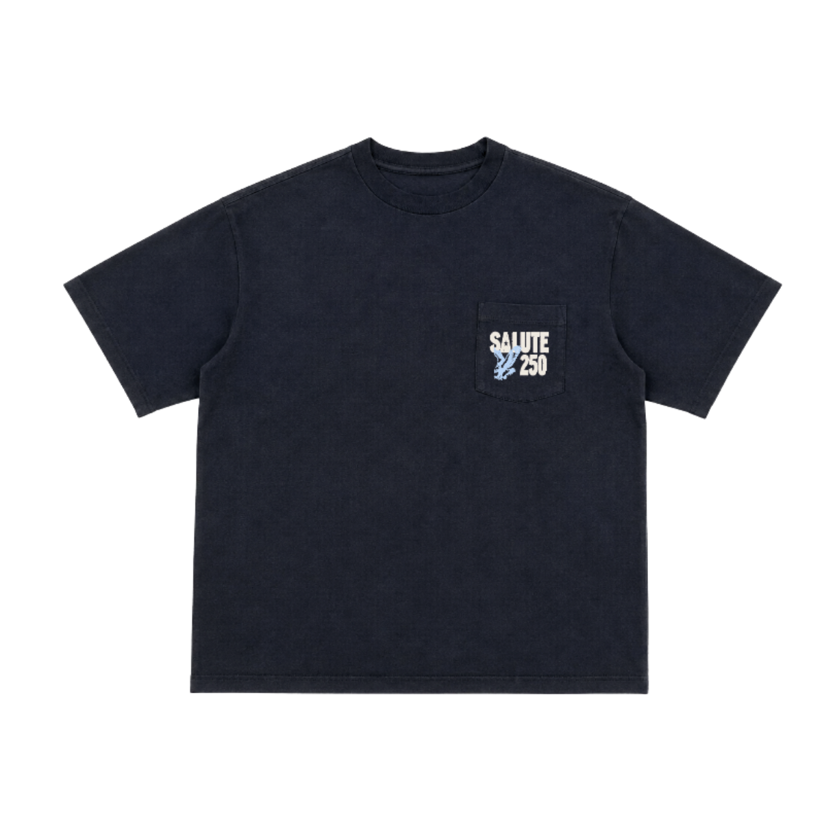 Salute 250 - Black Pocket Tee *SHIPS IN 6 WEEKS*