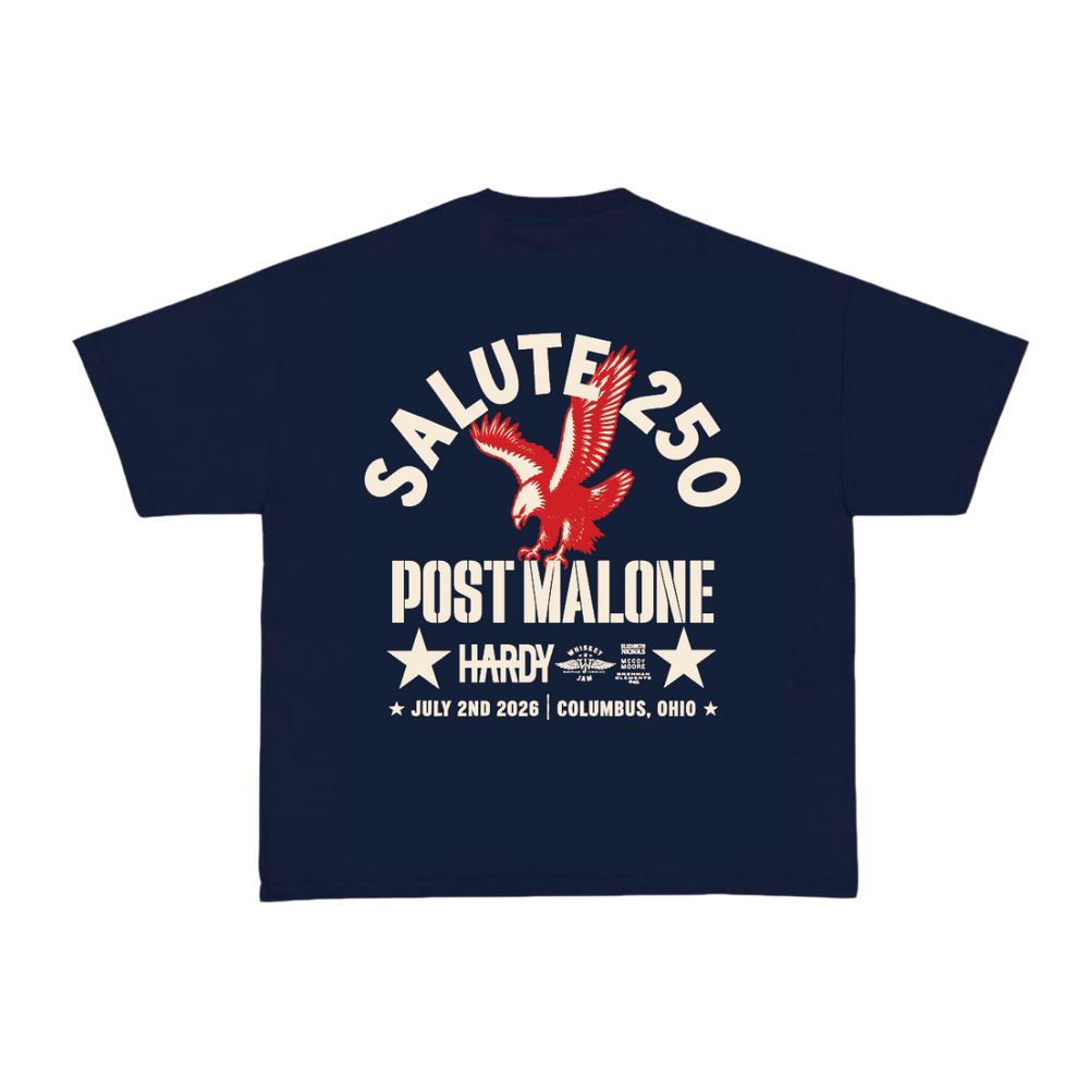 Salute 250 - Navy Tee *SHIPS IN 6 WEEKS*