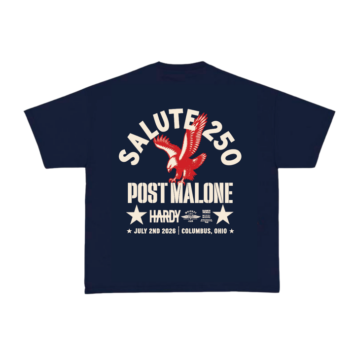 Salute 250 - Navy Tee *SHIPS IN 6 WEEKS*