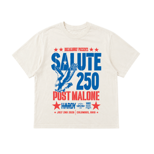 Salute 250 - Ivory Graphic Tee *SHIPS IN 6 WEEKS*