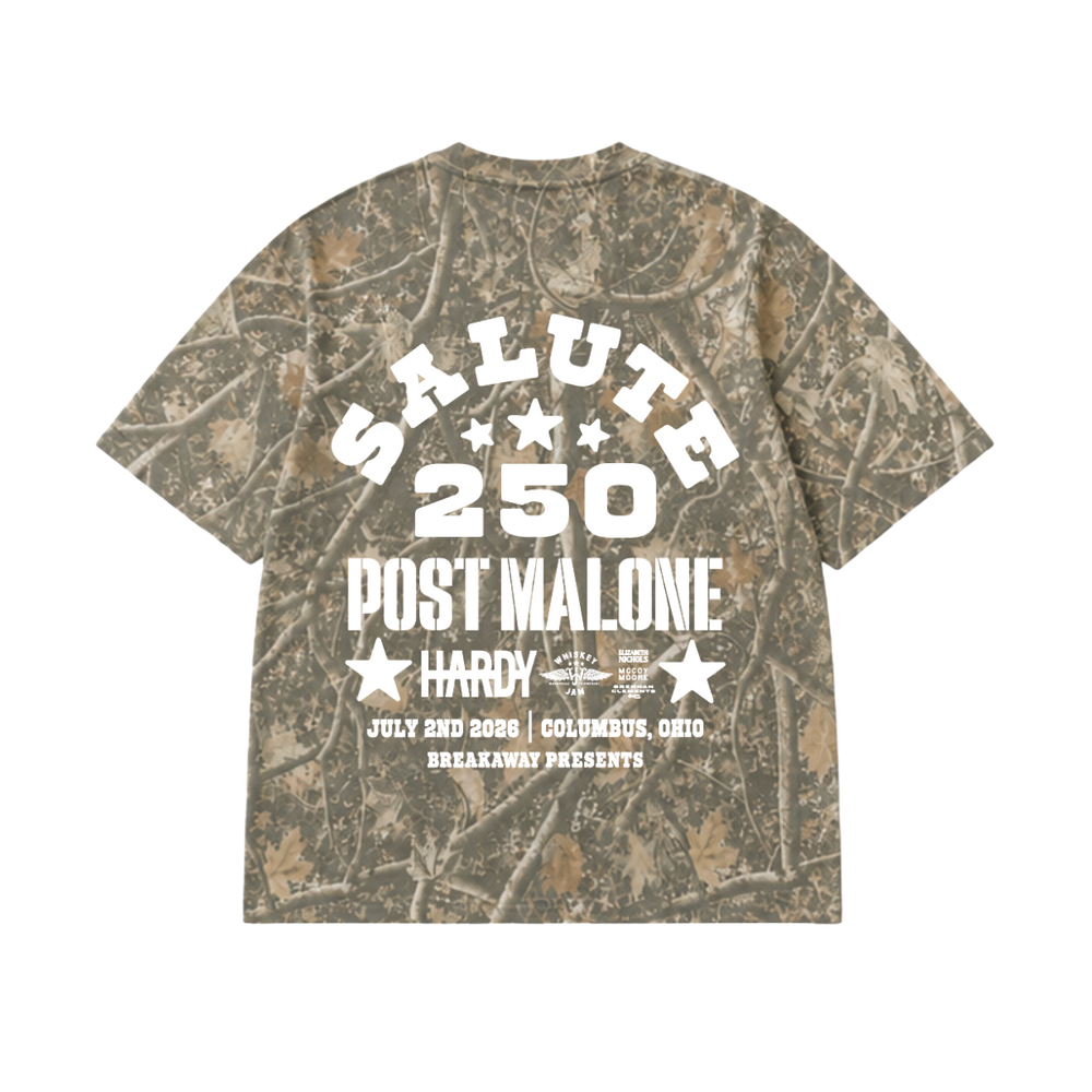 Salute 250 - Camo Tee *SHIPS IN 6 WEEKS*