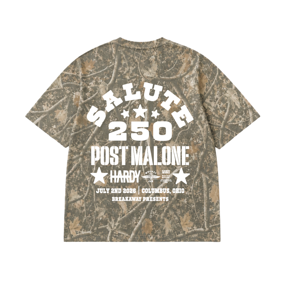 Salute 250 - Camo Tee *SHIPS IN 6 WEEKS*