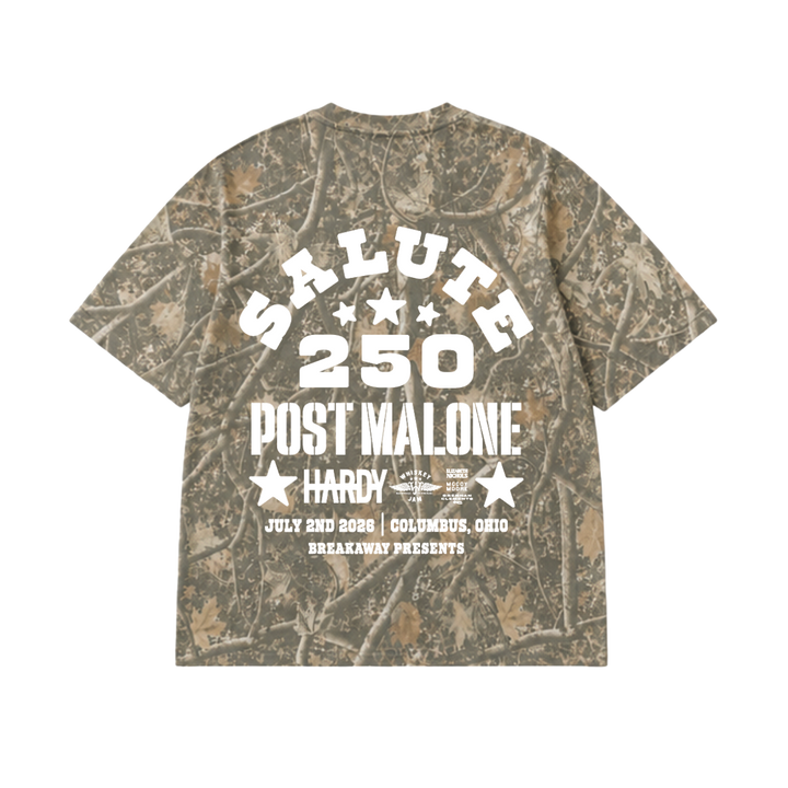Salute 250 - Camo Tee *SHIPS IN 6 WEEKS*
