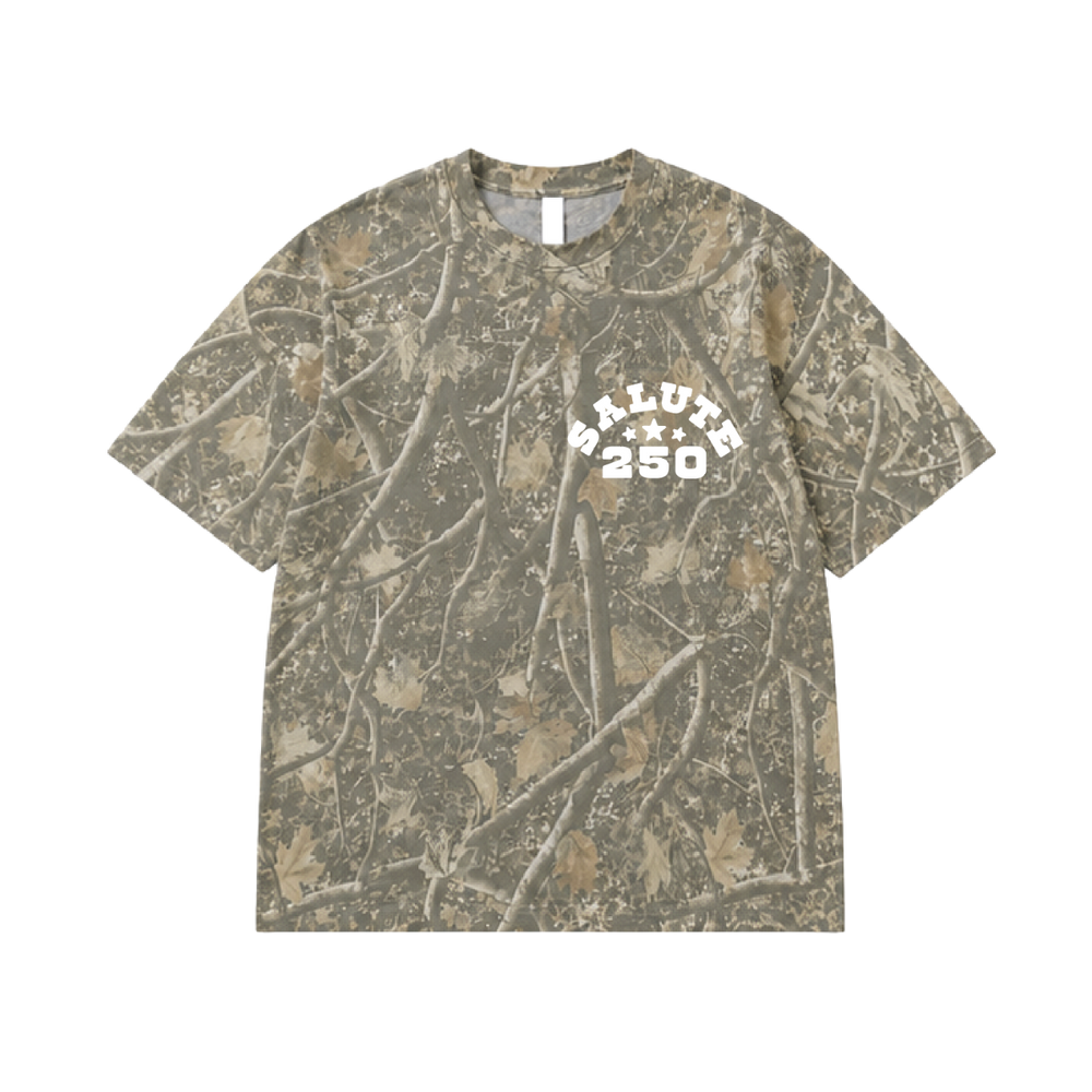 Salute 250 - Camo Tee *SHIPS IN 6 WEEKS*