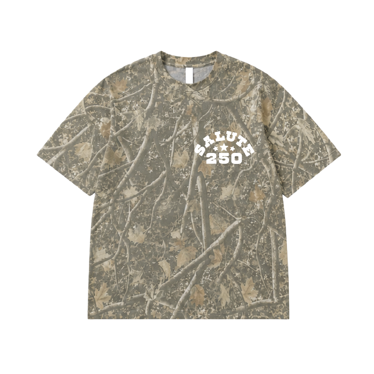 Salute 250 - Camo Tee *SHIPS IN 6 WEEKS*