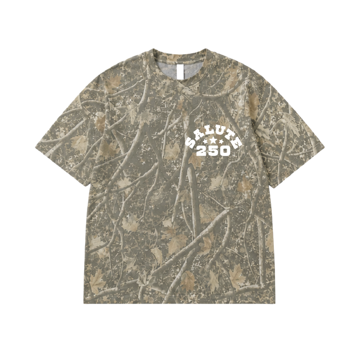 Salute 250 - Camo Tee *SHIPS IN 6 WEEKS*