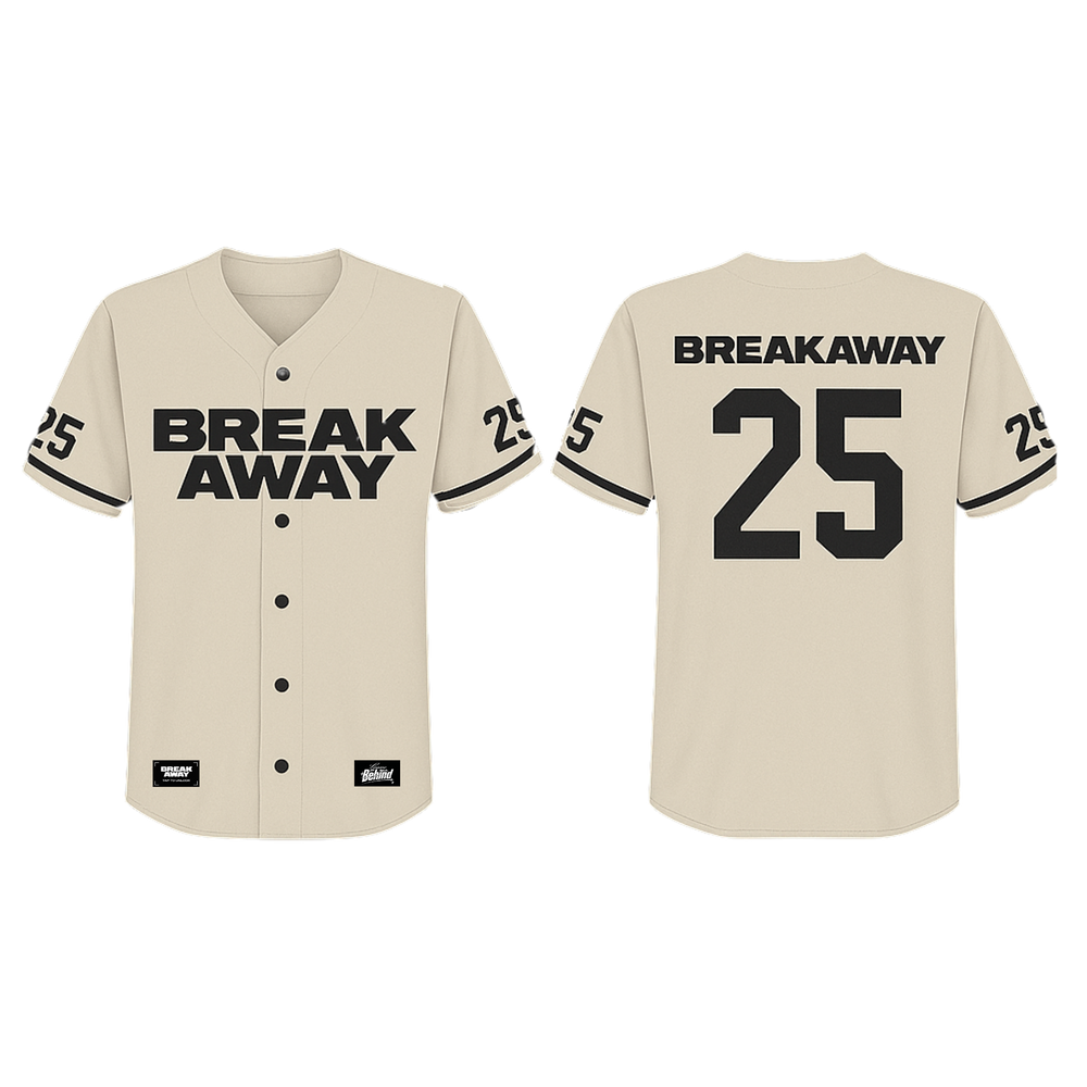 Breakaway Baseball Jersey - Cream