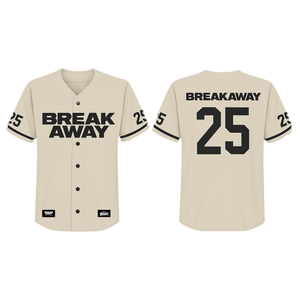 Breakaway Baseball Jersey - Cream
