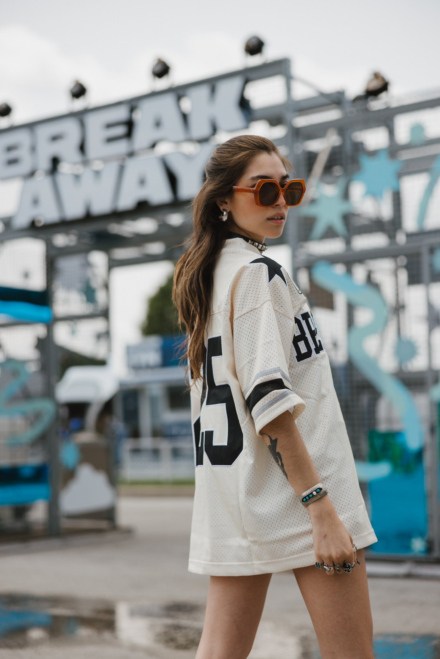 Breakaway Football Jersey - Cream