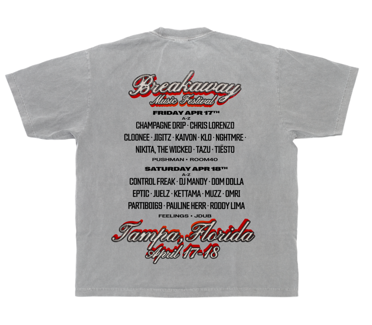 2026 Tampa Lineup Tee