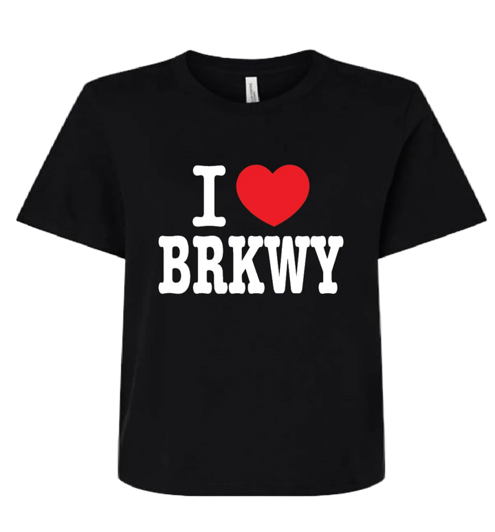 I <3 Breakaway Crop Tee - SHIPS IN 4 WEEKS