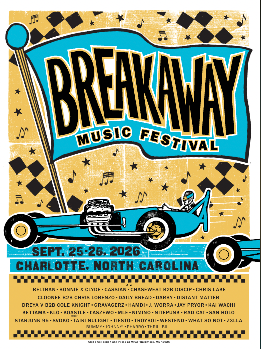 Breakaway x Globe Press Carolina Lineup Poster *PREORDER*