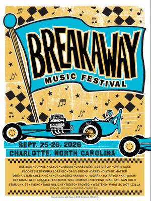 Breakaway x Globe Press Carolina Lineup Poster *PREORDER*