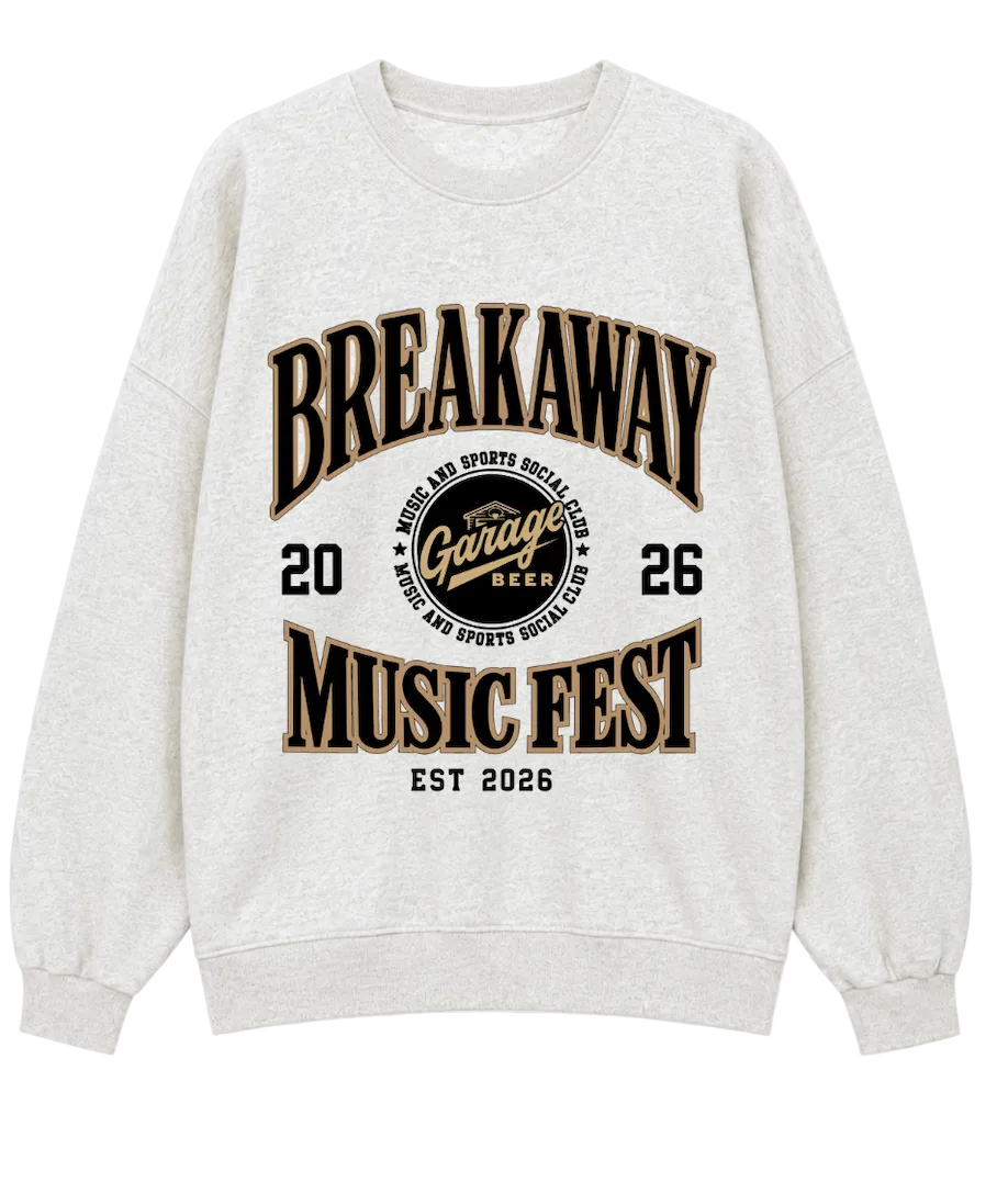 Breakaway x Garage Beer Crewneck