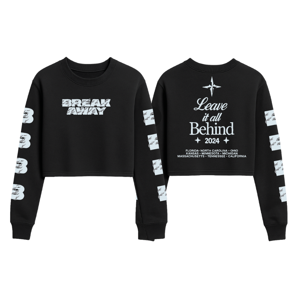 2024 Leave it All Behind Crop Crewneck