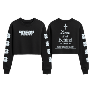 2024 Leave it All Behind Crop Crewneck