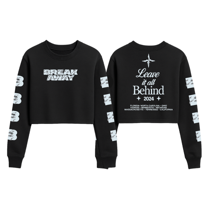2024 Leave it All Behind Crop Crewneck