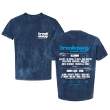 Atlanta 2025 Lineup Tee - Blue Tie-Dye