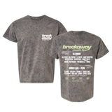 Atlanta 2025 Lineup Tee - Grey Tie-Dye