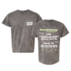 Atlanta 2025 Lineup Tee - Grey Tie-Dye