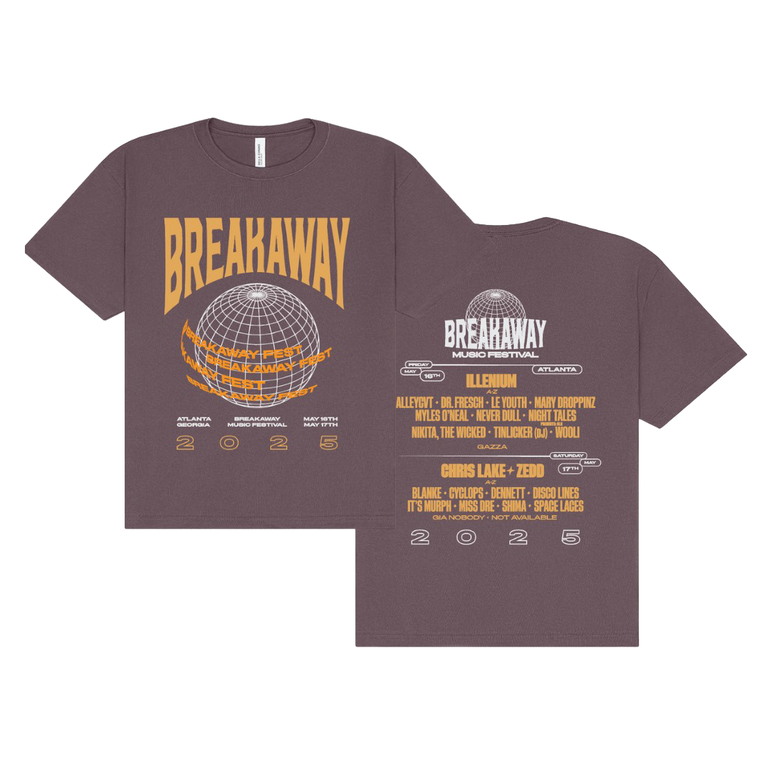 Atlanta 2025 Lineup Tee - Purple