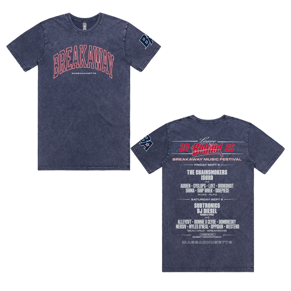 Massachusetts 2025 Lineup Blue Stone Tee