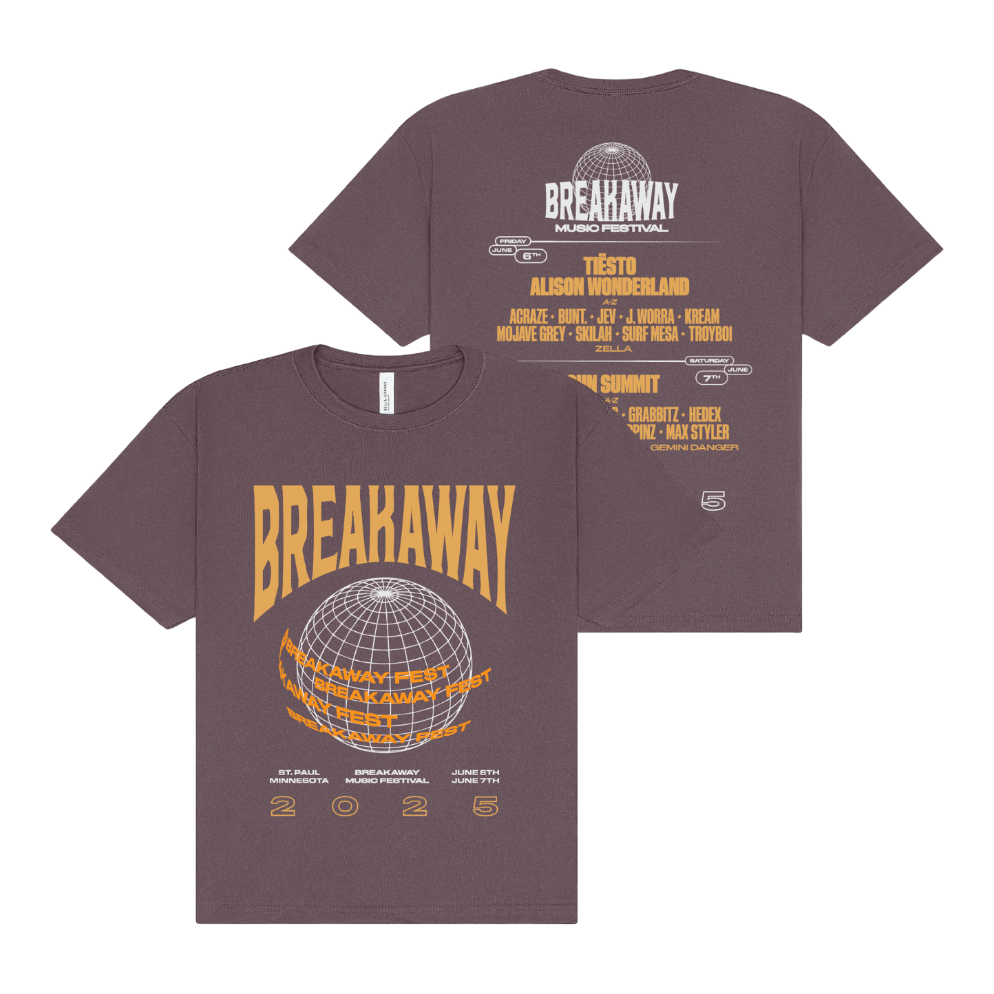 Minnesota 2025 Lineup Tee - Purple