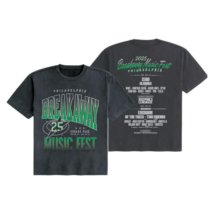 Philadelphia 2025 Lineup Black Tee