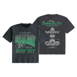 Philadelphia 2025 Lineup Black Tee – Ships in 2 Weeks