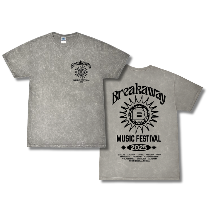 2025 Breakaway Festival Tee - Grey